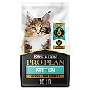 Purina Pro Plan Kitten Chicken & Rice Formula Dry Cat Food, 16-lb bag