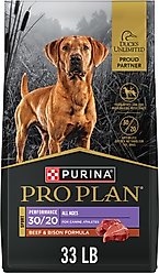 Purina Pro Plan Sport Performance All Life Stages High-Protein 30/20 Beef & Bison Formula Dry Dog Food, 33-lb bag