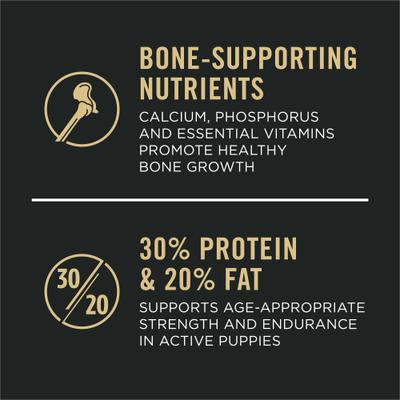 Show full view: Purina Pro Plan Sport Development High-Protein 30/20 Chicken & Rice Formula Puppy Food, 16-lb bag slide 6 of 13