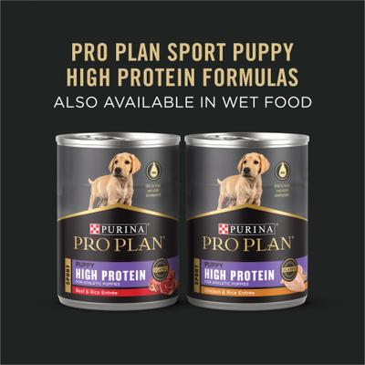 Show full view: Purina Pro Plan Sport Development High-Protein 30/20 Chicken & Rice Formula Puppy Food, 24-lb bag slide 8 of 13