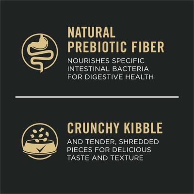 Show full view: Purina Pro Plan Complete Essentials Adult 7+ Shredded Blend Beef & Rice High Protein Formula with Probiotics Dog Food, 34-lb bag slide 6 of 13