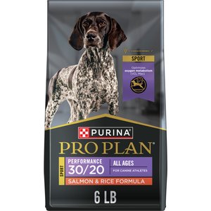 Purina Pro Plan Sport Performance All Life Stages High-Protein 30/20 Salmon & Rice Formula Dry Dog Food, 6-lb bag