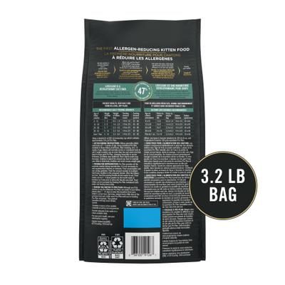 Show full view: Purina Pro Plan LiveClear Kitten Chicken & Rice Formula Dry Cat Food, 3.2-lb bag slide 3 of 12