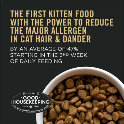 Show full view: Purina Pro Plan LiveClear Kitten Chicken & Rice Formula Dry Cat Food, 3.2-lb bag slide 4 of 12