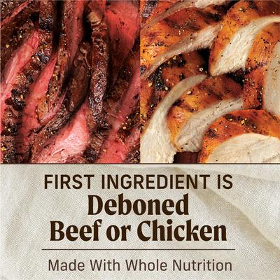 Show full view: Merrick Chunky Recipes Grain-Free Wet Dog Food Variety Pack, 12.7-oz can, case of 12 slide 4 of 11