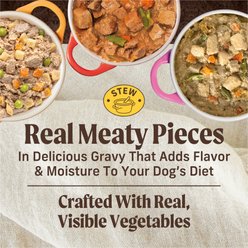 Merrick Favorites Variety Pack Adult Grain-Free Turkey Chicken & Beef Wet Dog Food, 12.7-oz can, case of 12 slide 2 of 8