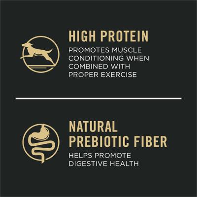 Show full view: Purina Pro Plan Specialized Beef & Rice Formula High Protein Large Breed Dry Dog Food, 18-lb bag slide 6 of 12