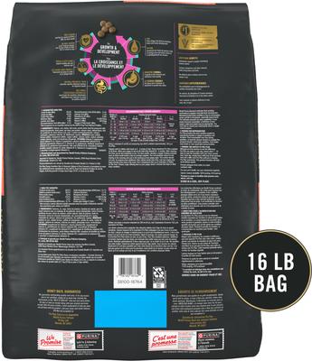 Show full view: Purina Pro Plan Puppy Sensitive Skin & Stomach Salmon & Rice Dry Dog Food, 16-lb bag slide 3 of 12