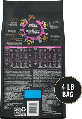 Show full view: Purina Pro Plan Puppy Sensitive Skin & Stomach Salmon & Rice Dry Dog Food, 4-lb bag slide 3 of 12