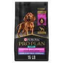 Purina Pro Plan Puppy Sensitive Skin & Stomach Lamb & Oatmeal Dry Dog Food, 16-lb bag