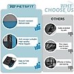 Show in main carousel: Petsfit Portable Waterproof Bottom Dog Playpen with Zipper Removable Mesh Top Cover, Blue, Large: 45.5 x 45.5 x 28.5-in slide 6 of 10