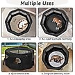 Show in main carousel: Petsfit Portable Waterproof Bottom Dog Playpen with Zipper Removable Mesh Top Cover, Black, Medium: 36 x 36 x 21-in slide 8 of 10