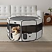 Show in main carousel: Petsfit Portable Waterproof Bottom Dog Playpen with Zipper Removable Mesh Top Cover, Beige, Medium: 36 x 36 x 21-in slide 1 of 10