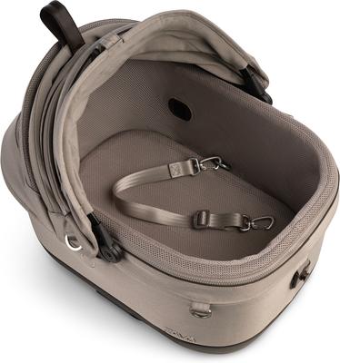 Show full view: Tavo Pets Maeve iso5X Wind Dog & Cat Car Seat & Roscoe Trek Stroller, Tawny/Chocolate slide 3 of 10