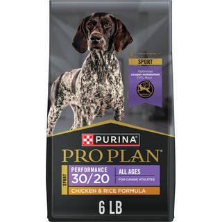 Purina Pro Plan Sport Performance All Life Stages High-Protein 30/20 Chicken & Rice Formula Dry Dog Food, 6-lb bag slide 1 of 9