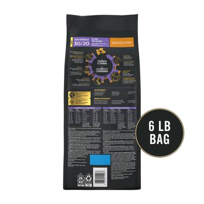 Show full view: Purina Pro Plan Sport Performance All Life Stages High-Protein 30/20 Chicken & Rice Formula Dry Dog Food, 6-lb bag slide 3 of 12