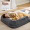 Show in main carousel: Bedsure Foldable Human Size Giant Dog Bed for Adults, XX-Large, Dark Grey slide 2 of 10