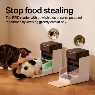 Show full view: Petlibro One RFID Automatic WiFi App Controlled Cat Feeder with Collar Tag, 3-L, Beige slide 3 of 10