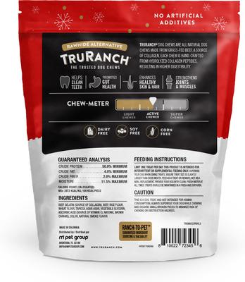 Show full view: TruRanch Holiday Roast Beef Medium Rolls Dog Treats, 3 count slide 3 of 6