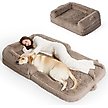 Show in main carousel: Bedsure Foldable Human Size Giant Dog Bed for Adults, XX-Large, Camel slide 1 of 9