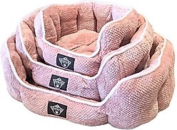 One for Pets Snuggle Dog Bed, Pink, Large slide 2 of 8