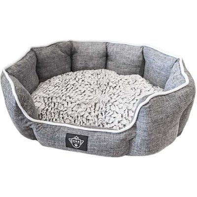 One for Pets One for Pets Snuggle Dog Bed, Gray, Large