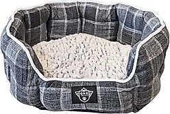 One for Pets Snuggle Dog Bed, Checkered, Small slide 2 of 7