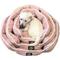 Show in main carousel: One for Pets Snuggle Dog Bed, Pink, Large slide 8 of 9