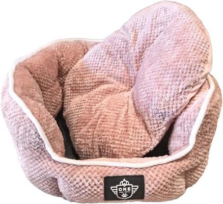 Show full view: One for Pets Snuggle Dog Bed, Pink, Large slide 6 of 9
