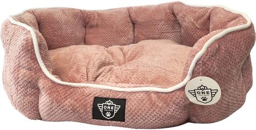 Show full view: One for Pets Snuggle Dog Bed, Pink, Large slide 5 of 9