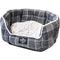 Show in main carousel: One for Pets Snuggle Dog Bed, Checkered, Medium slide 1 of 7