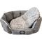 Show in main carousel: One for Pets Snuggle Dog Bed, Gray, Large slide 4 of 8