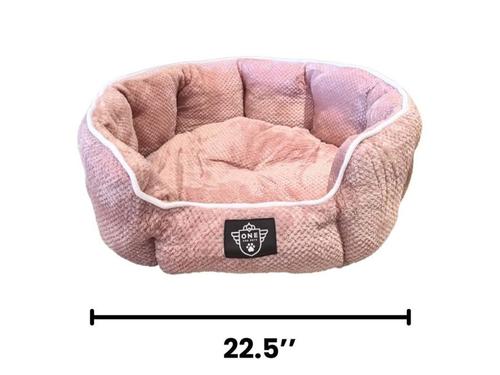 Show full view: One for Pets Snuggle Dog Bed, Checkered, Medium slide 4 of 7