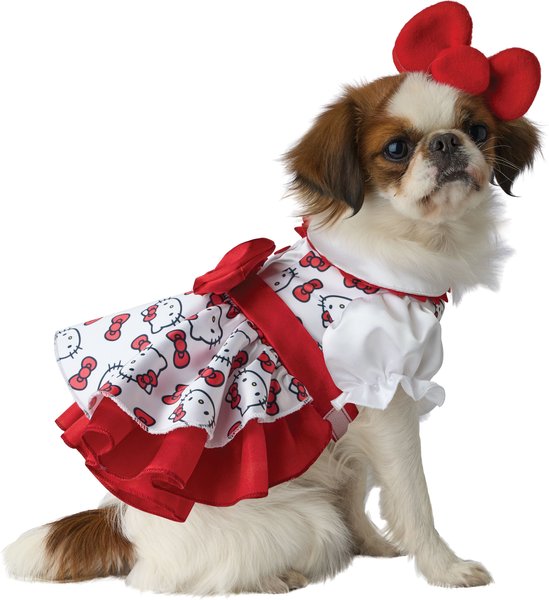 Show full view: California Costumes Hello Kitty Classic Party Dress Dog Costume, Medium slide 1 of 1