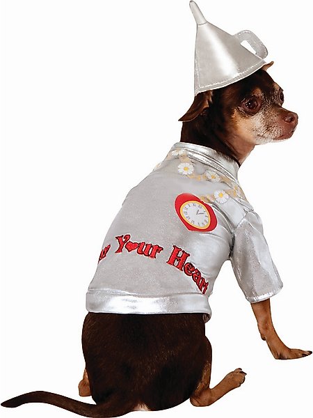 Show full view: Rubie's Costume Company Wizard of Oz Tin Man Dog & Cat Costume, X-Large slide 1 of 2