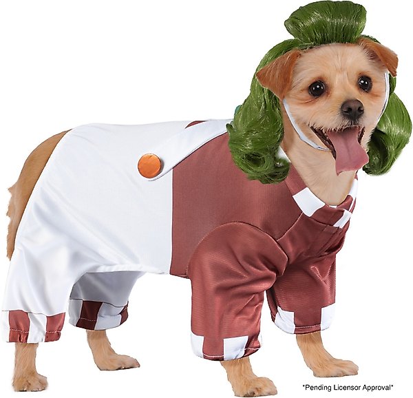 Show full view: Rubie's Costume Company Willy Wonka Ooompa Loompa Dog & Cat Costume, Large slide 1 of 2