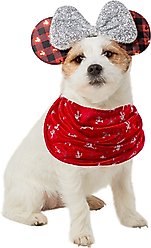 Rubie's Costume Company Christmas Minnie Mouse Dog & Cat Holiday Accessory Set, Medium/Large