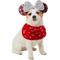 Show in main carousel: Rubie's Costume Company Christmas Minnie Mouse Dog & Cat Holiday Accessory Set, Medium/Large slide 1 of 2