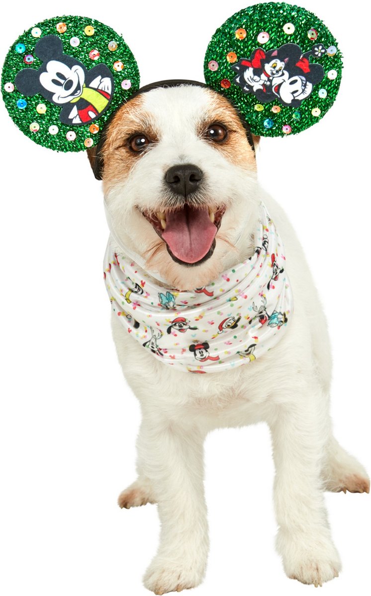 Rubie's Costume Company Christmas Minnie Mouse Dog & Cat Holiday Accessory Set