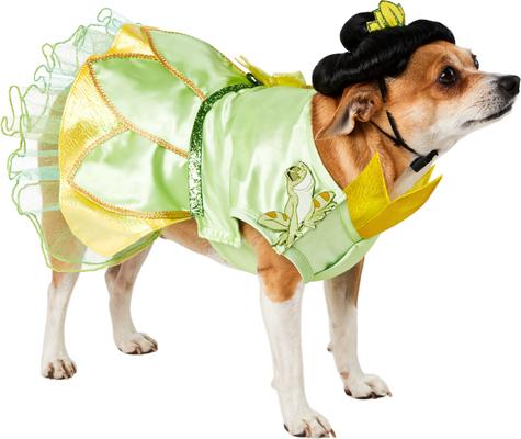 Show full view: Rubie's Costume Company The Princess & the Frog Princess Tiana Dog & Cat Costume, Medium slide 3 of 4