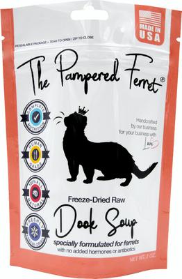 Show full view: The Pampered Ferret Dook Soup Complete Freeze-Dried Raw Ferret Food, 8-oz bag slide 7 of 9
