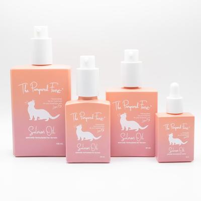 Show full view: The Pampered Ferret Salmon Oil Supplement for Ferrets, 30-ml bottle slide 2 of 9