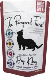 The Pampered Ferret Freeze-Dried Raw Beef Kidney Ferret Treats, 1-oz bag