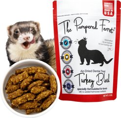 The Pampered Ferret Turkey Blend Jerky Ferret Treats, 2-oz bag slide 2 of 5