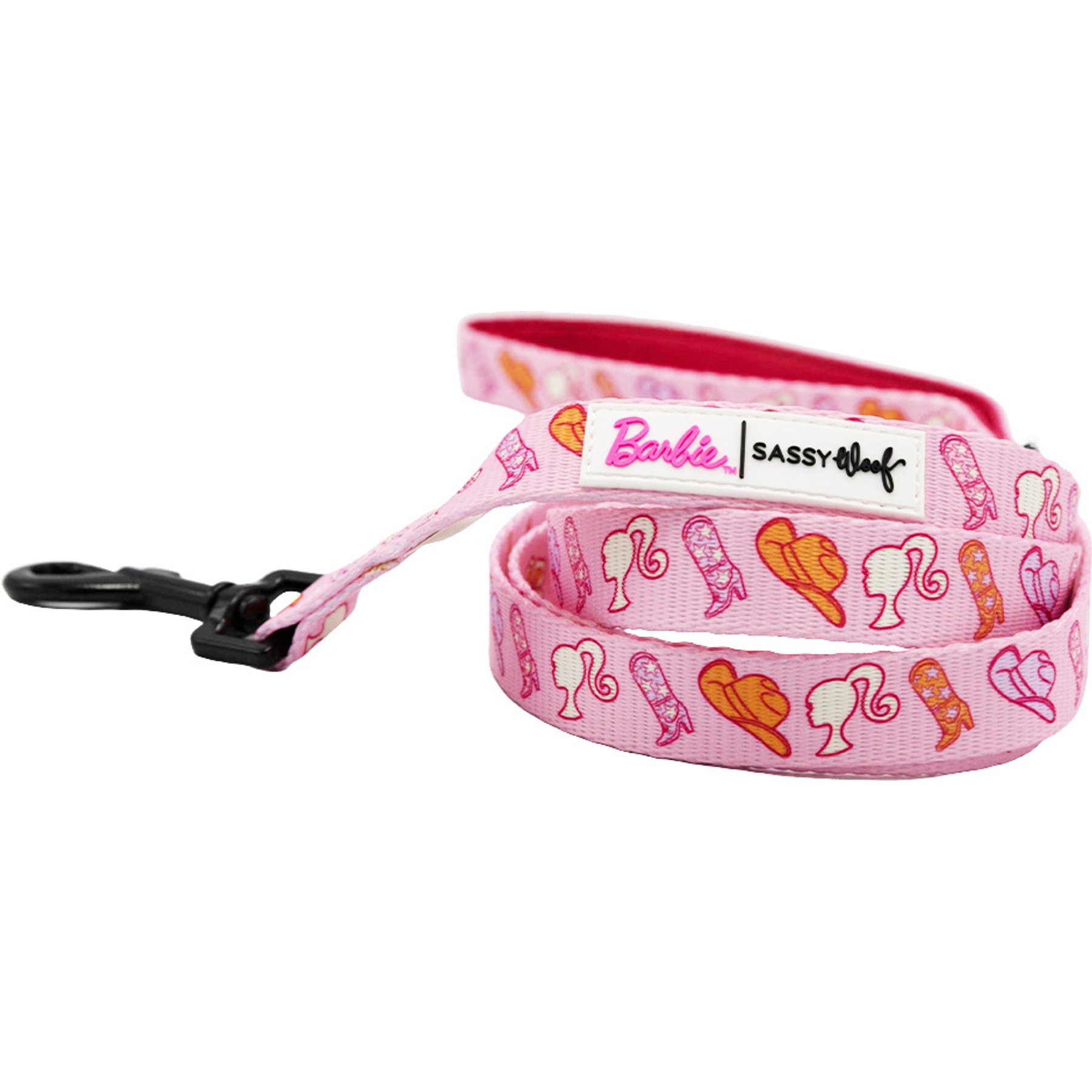 Sassy Woof Western Barbie Dog Leash, 5-ft long, 4/5-in wide