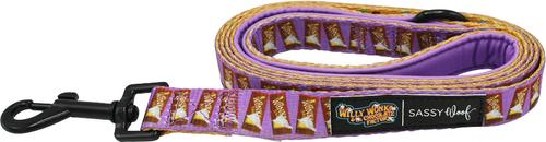 Show full view: Sassy Woof Willy Wonka & The Chocolate Factory Dog Leash, 5-ft long, 4/5-in wide slide 2 of 7