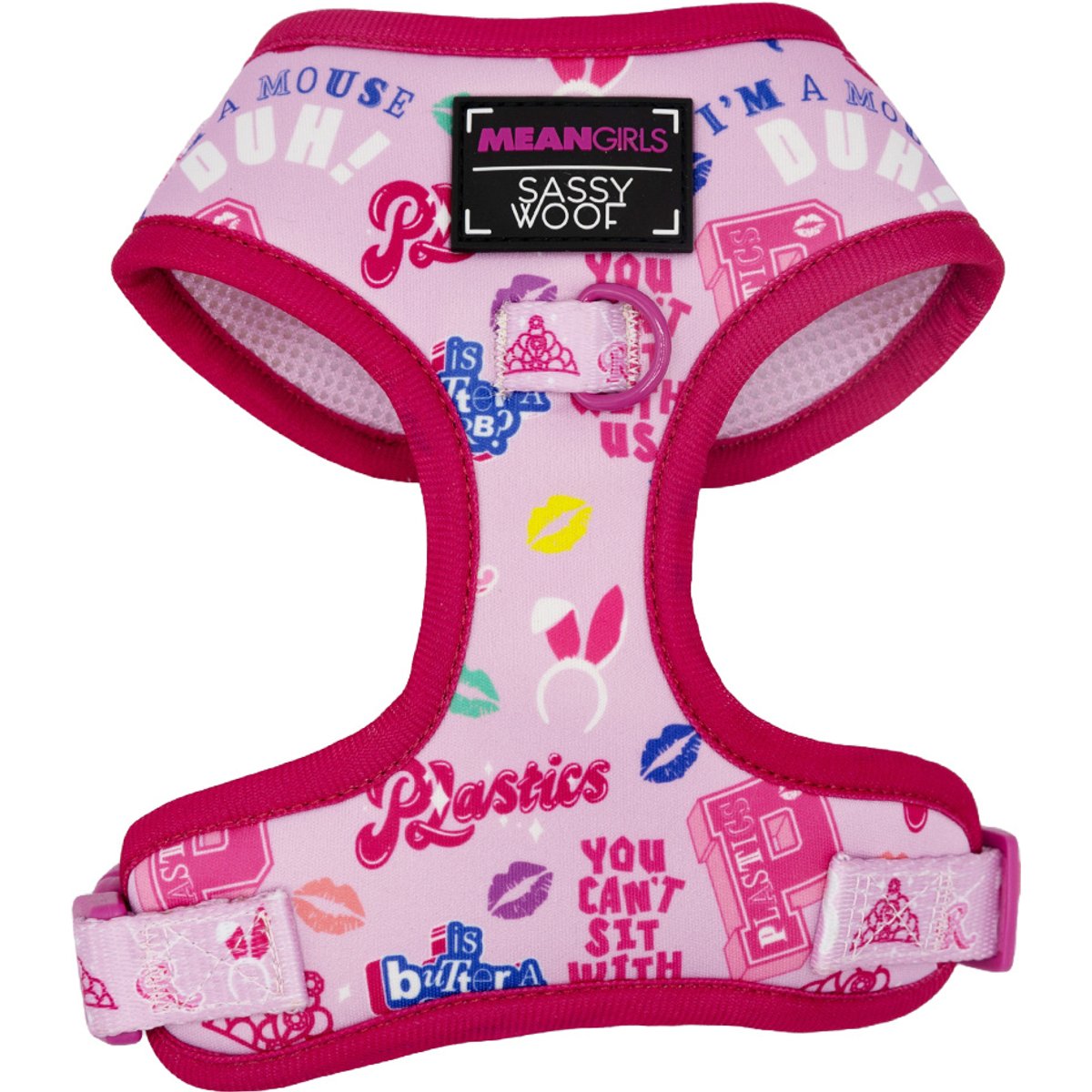Sassy Woof Mean Girls Adjustable Dog Harness, X-Large: 24 to 35-in chest