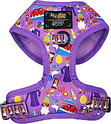 Sassy Woof Willy Wonka & The Chocolate Factory Adjustable Dog Harness, Medium: 18 to 25-in chest
