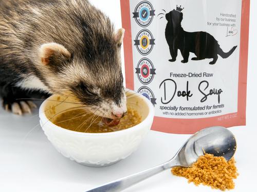 Show full view: The Pampered Ferret Dook Soup Complete Freeze-Dried Raw Ferret Food, 2-oz bag slide 5 of 10