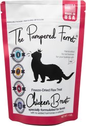 The Pampered Ferret Freeze-Dried Raw Chicken Breast Ferret Treats, 1-oz bag